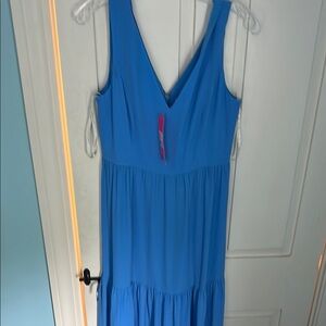 Lilly Pulitzer Blue Thistle Maxi Dress